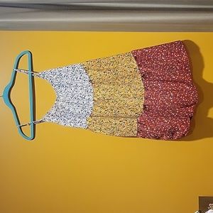 Babydoll sundress , floral print. Never worn , size large
